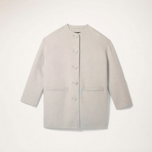 Marc Jacobs - Double-Face Boxy Crew Neck Cardigan Coat