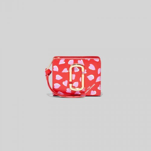 Marc Jacobs - The Snapshot Printed Hearts Mini Compact Wallet