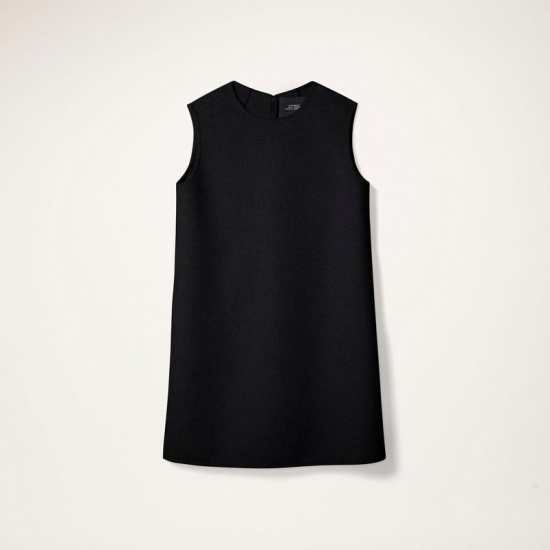 Marc Jacobs - Double-Face Crew Neck Shift Dress - Click Image to Close