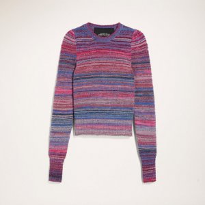 Marc Jacobs - Lurex Stripe Crew Neck Sweater