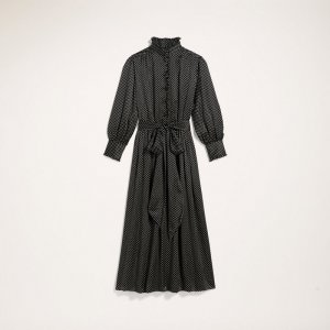 Marc Jacobs - Dress With Ruffle At Collar and Cuffs And Self Belt