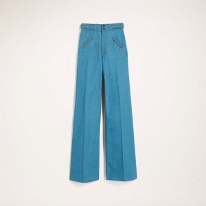 Marc Jacobs - Flared Jean With Braided Waist and Pocket Trim