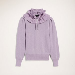 Marc Jacobs - Lurex Frill Neck Sweater