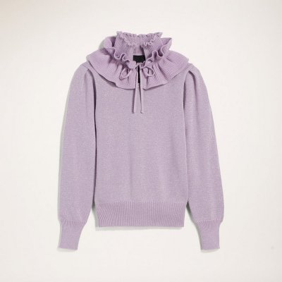 Marc Jacobs - Lurex Frill Neck Sweater