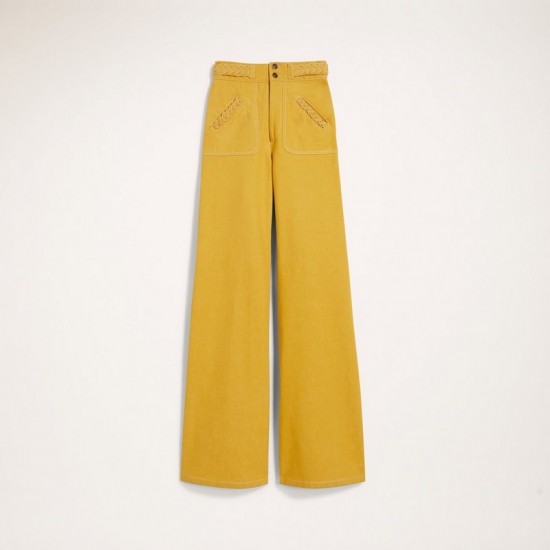 Marc Jacobs - Flared Jean With Braided Waist and Pocket Trim - Click Image to Close