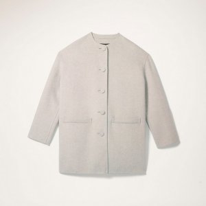 Marc Jacobs - Double-Face Boxy Crew Neck Cardigan Coat