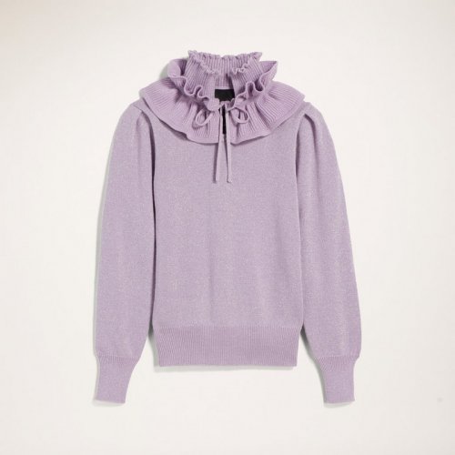 Marc Jacobs - Lurex Frill Neck Sweater