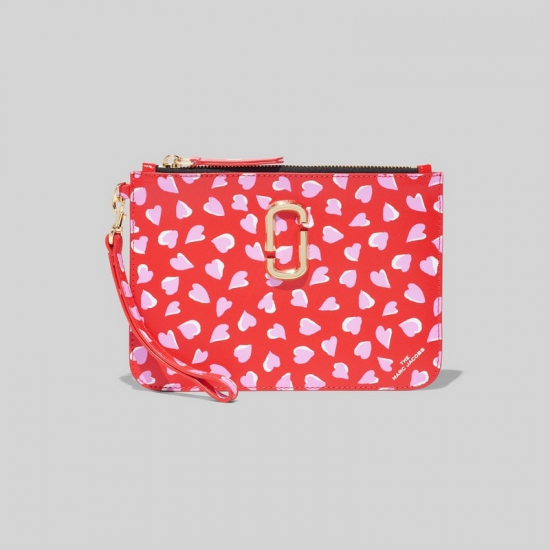 Marc Jacobs - The Snapshot Printed Hearts Wristlet - Click Image to Close