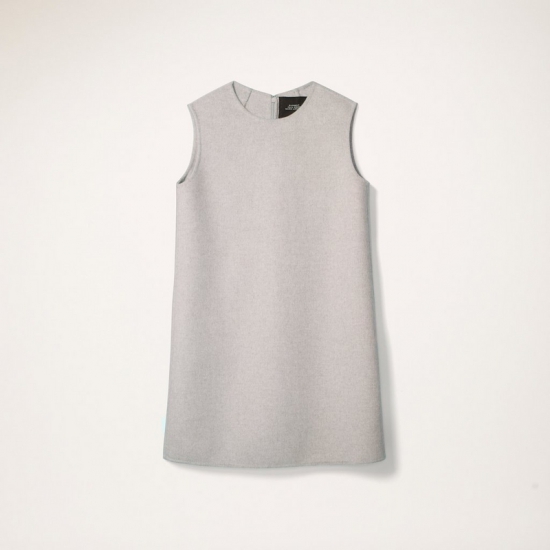 Marc Jacobs - Double-Face Crew Neck Shift Dress - Click Image to Close