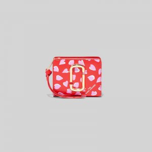 Marc Jacobs - The Snapshot Printed Hearts Mini Compact Wallet
