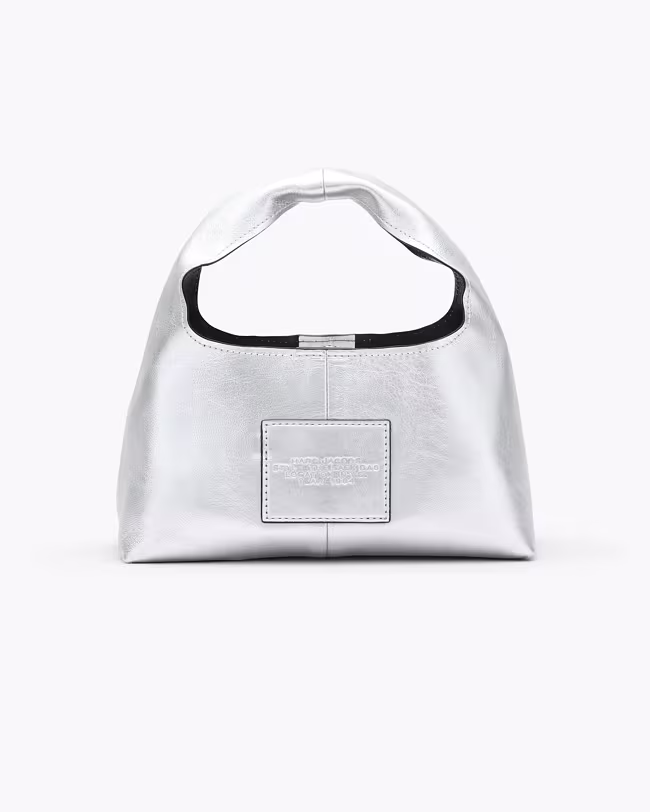 The Metallic Leather Mini Sack Bag - image 3