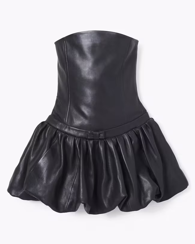 The Leather Bubble Dress - image 2