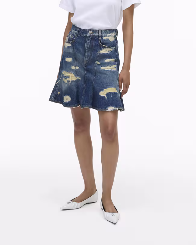 The Rip And Repair Fluted Mini Skirt