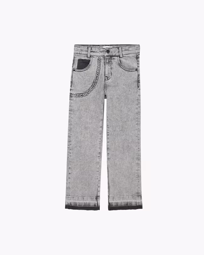 The Trompe Loeil Chain Jeans