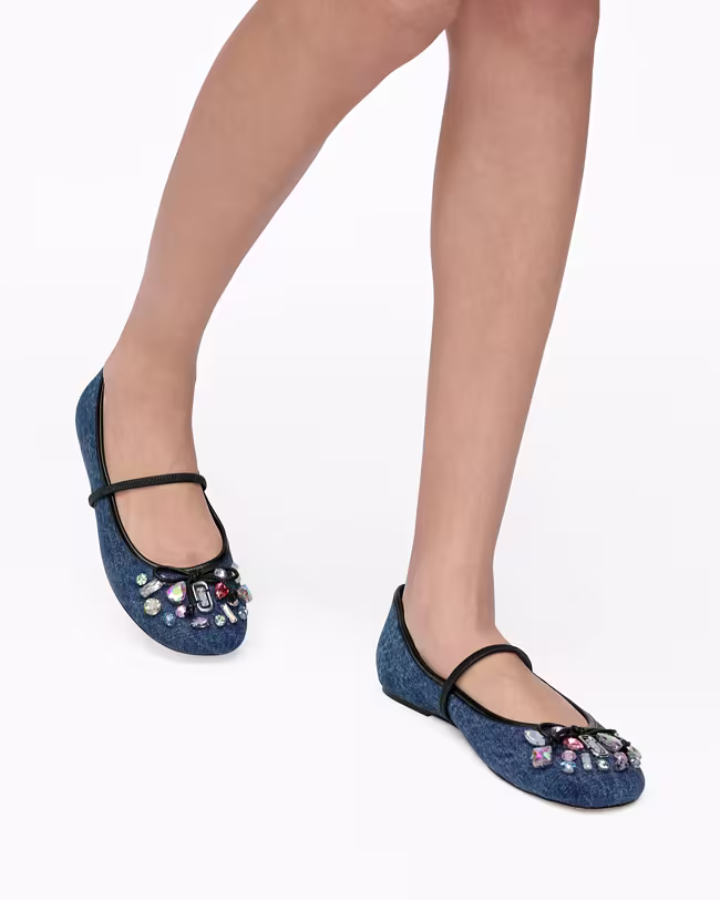 The Gem Denim Sabrina Ballerina - image 2