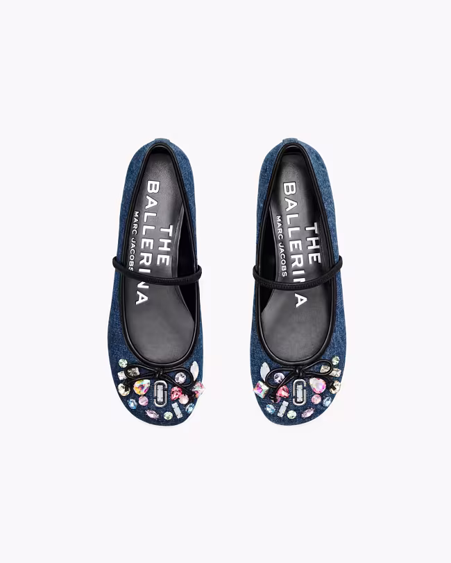 The Gem Denim Sabrina Ballerina - image 4