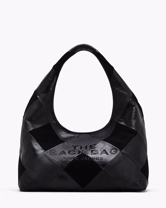 The Suede Patchwork Sack Bag