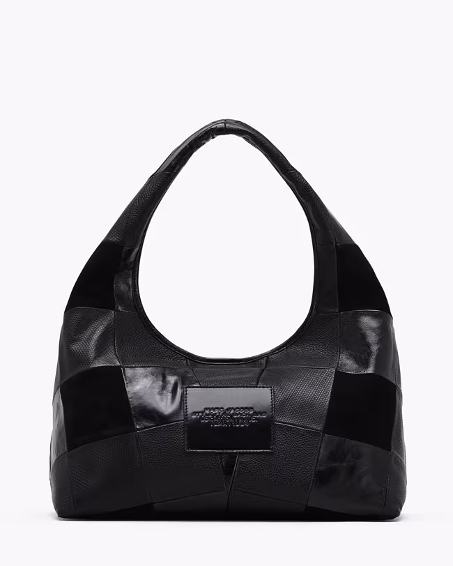The Suede Patchwork Sack Bag - image 3