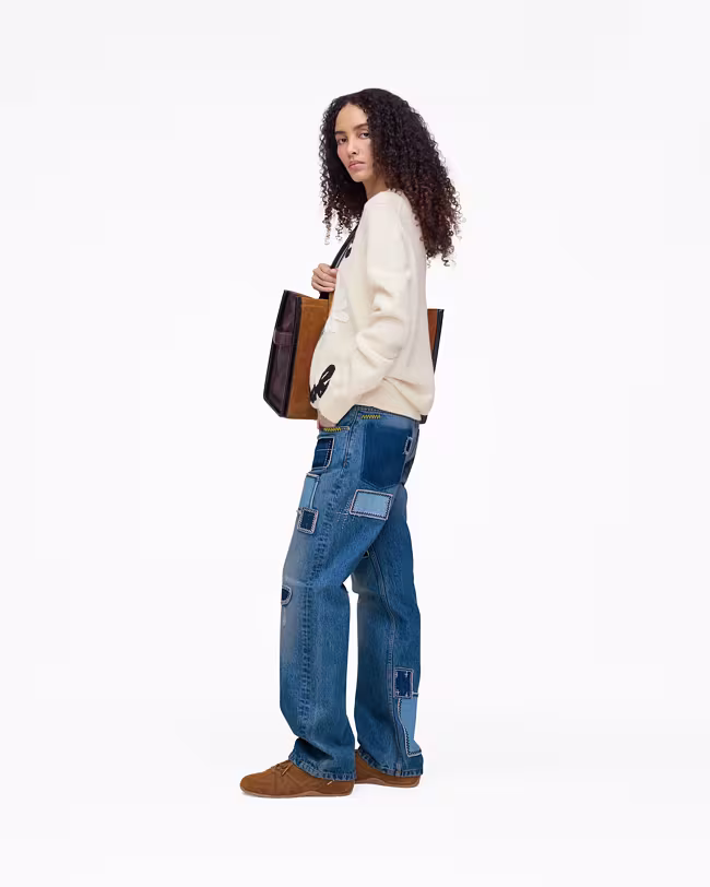 Patchwork Straight Jean - image 3