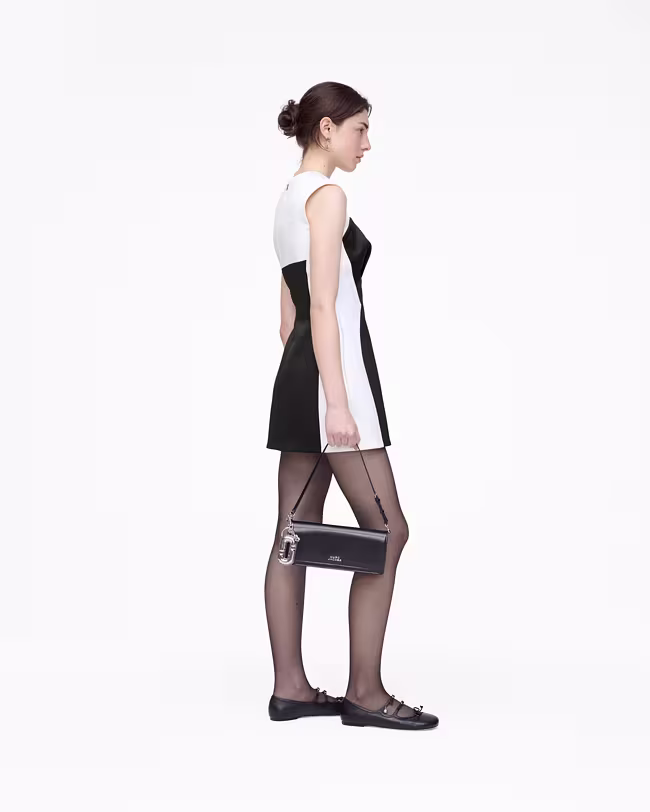 Seamed Up Satin Dress - image 3
