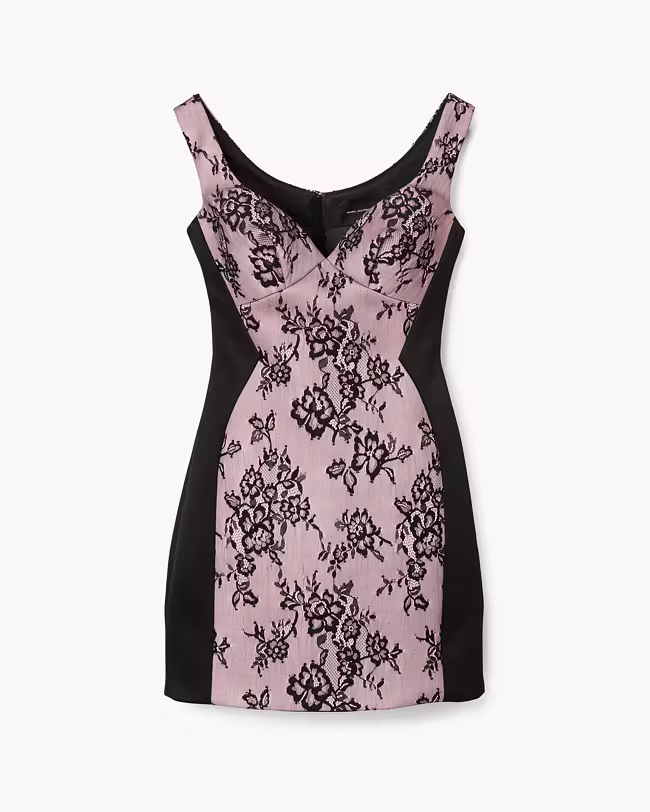 Sculpted Lace Shadow Dress - image 2