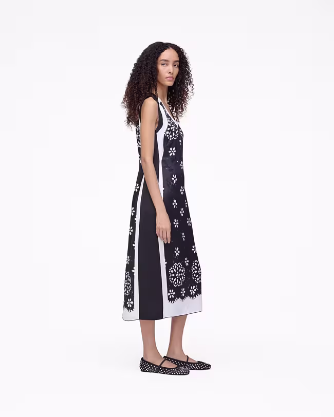Trompe L'Oeil Eyelet Dress - image 3