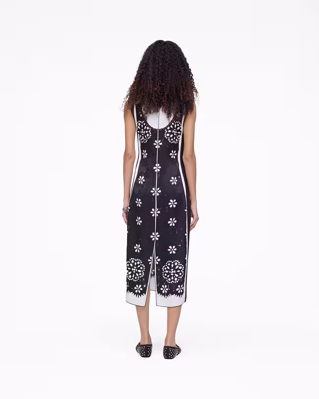 Trompe L'Oeil Eyelet Dress - image 4