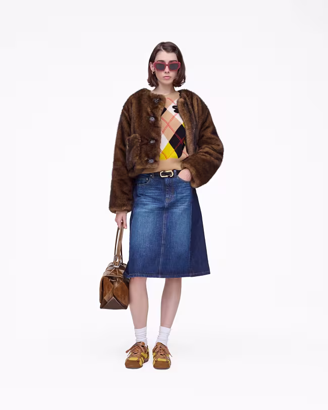 Teddy Cropped Jacket - image 3