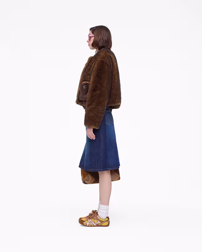 Teddy Cropped Jacket - image 4