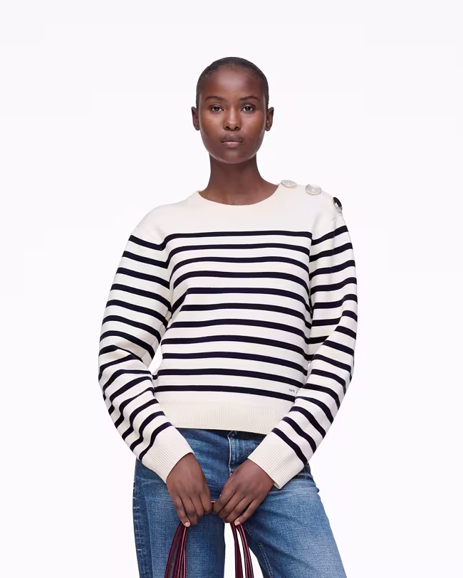 Breton Stripe Crewneck