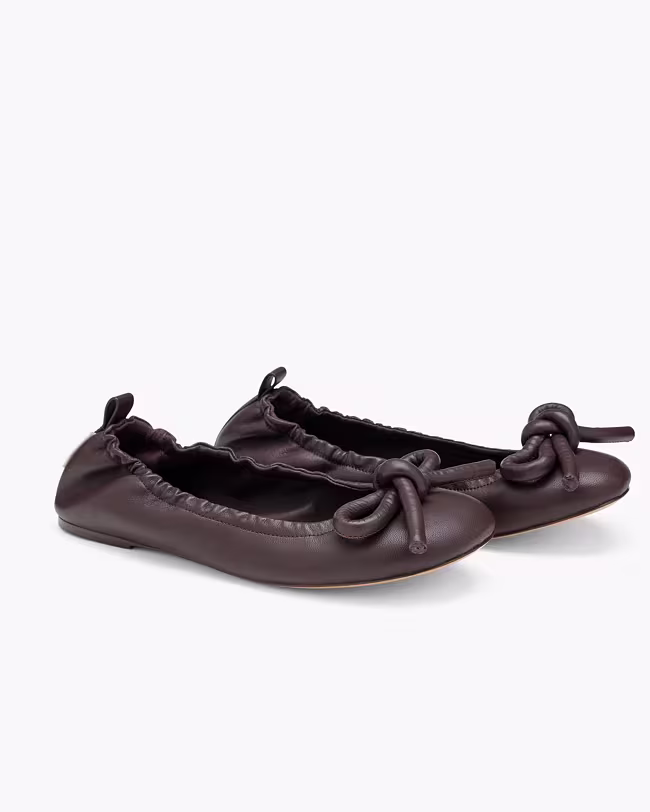 The Bow Lace Up Ballerina