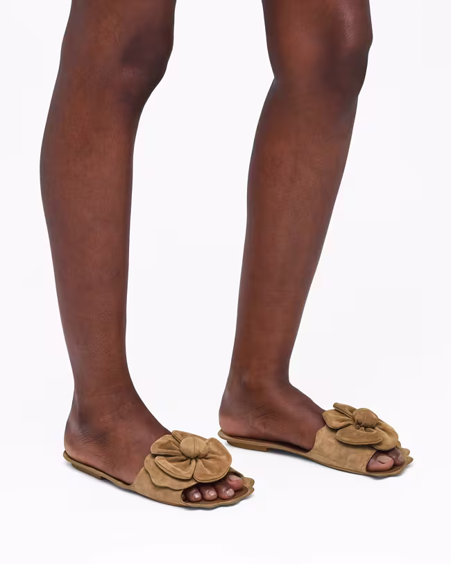 The Suede Daisy Sandal - image 2