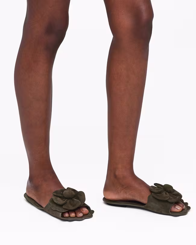 The Suede Daisy Sandal - image 2