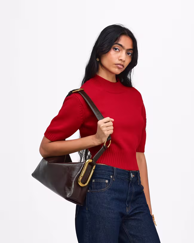 Scene Medium Shoulder Bag In Crinkle Leather - image 3