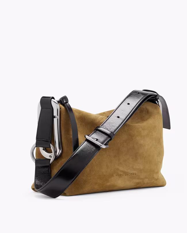Scene Medium Shoulder Bag In Suede