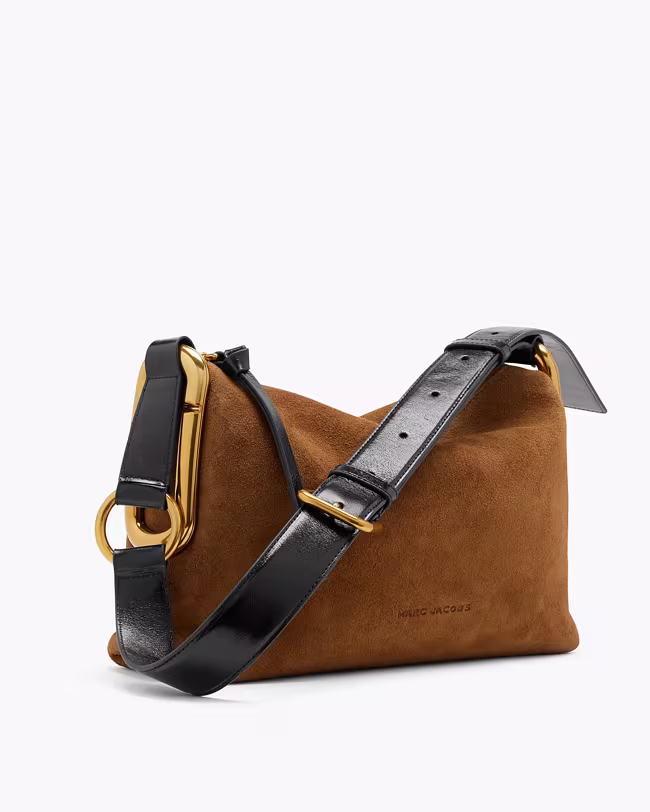 Scene Medium Shoulder Bag In Suede
