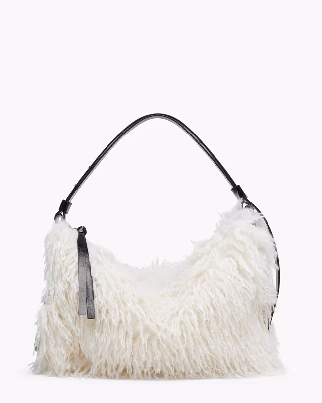 Scene Large Shoulder Bag In Grunge Fur - image 2