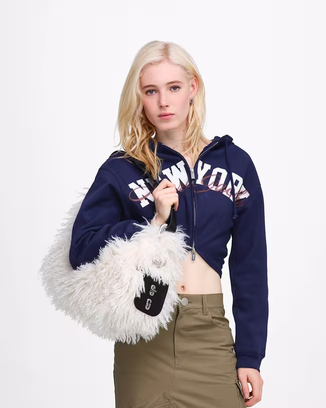 Scene Large Shoulder Bag In Grunge Fur - image 3