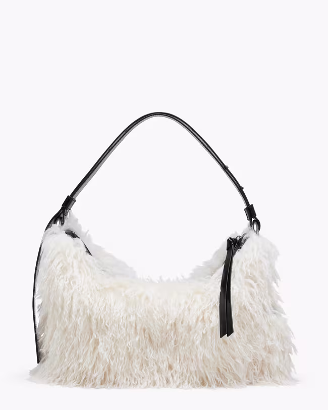 Scene Large Shoulder Bag In Grunge Fur - image 4