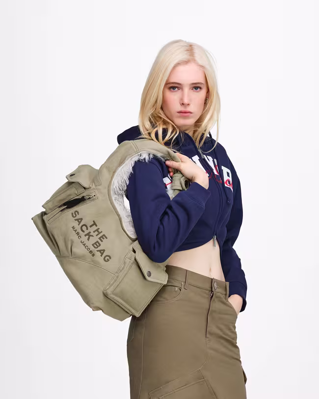 Sack Bag In Cargo Fur Canvas - image 2