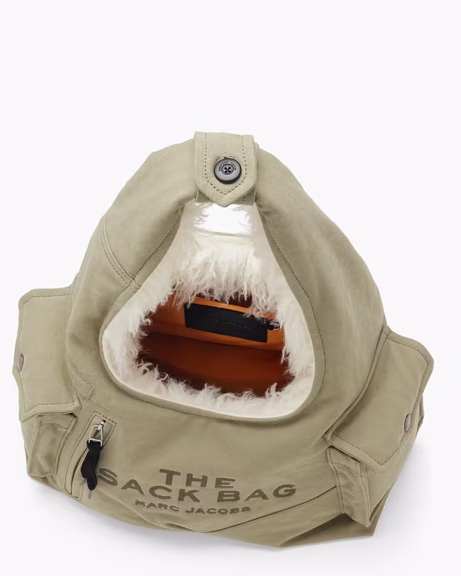 Sack Bag In Cargo Fur Canvas - image 4