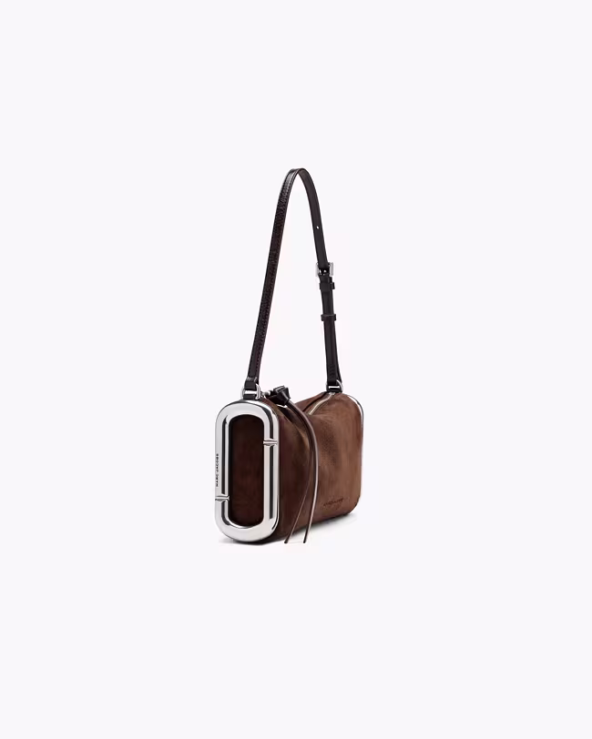 Scene Small Shoulder Bag In Suede