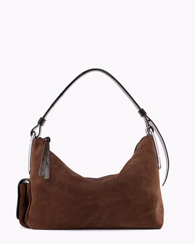 Scene Large Shoulder Bag In Suede - image 2