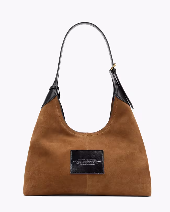 Belted Sack Bag In Suede - image 3