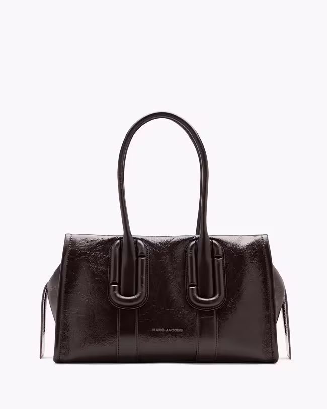 Babe City Tote In Crinkle Leather