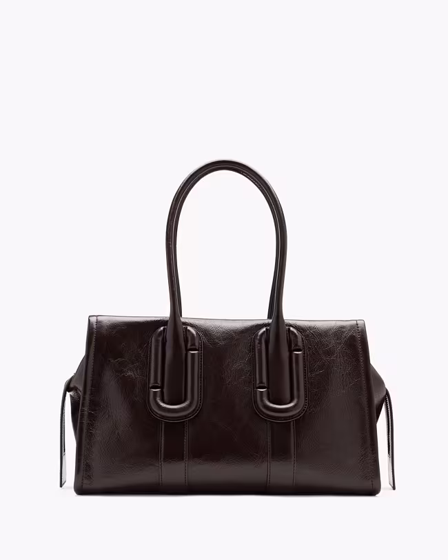 Babe City Tote In Crinkle Leather - image 3