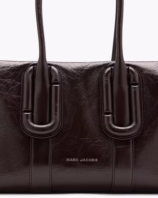 Babe City Tote In Crinkle Leather - image 4