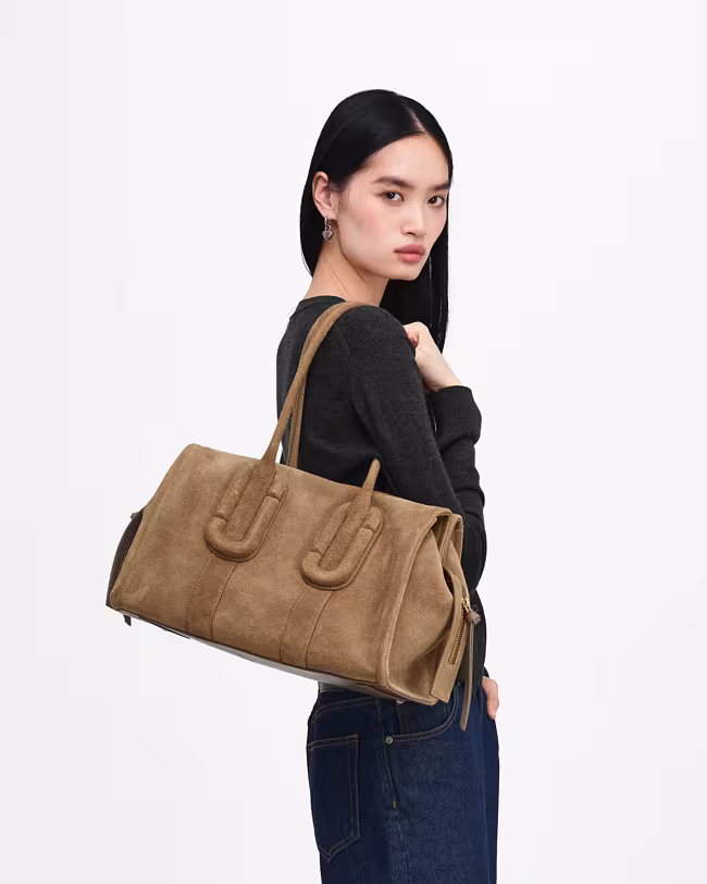 Babe City Tote In Felted Suede - image 2