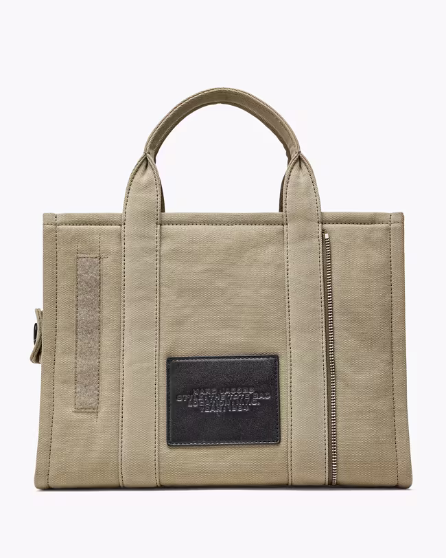 Medium Tote Bag In Cargo Fur Canvas - image 3