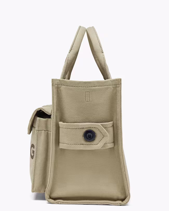 Medium Tote Bag In Cargo Fur Canvas - image 4